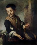 Boy with A Dog